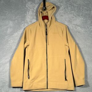 Nobull Jacket Men Small Yellow Fleece Full Zip Hoodie‎